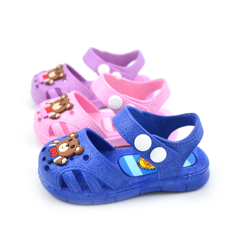 Kids Slippers For Home Summer Girls Boys Children Clogs  Non Slip Soft Sole Baby Toddler Carton Beach Sandals