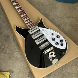 6-string black Rick 350 electric guitar factory wholesale and retail,