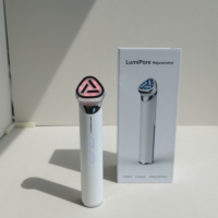 Mini pink Skin Age R Booster Pro  EP Electric Vibrating 4 in 1 Home Skin Care Device
