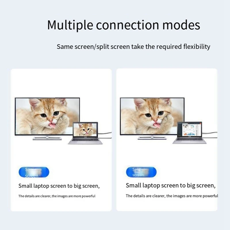 Cable HDTV USB3.1 4K Compatible con tipo C para teléfono Android para conectar TV mismo Cable de dispositivo de pantalla 2M