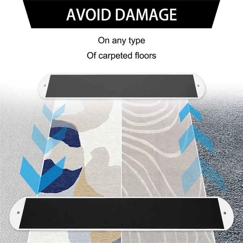 

Premium-Pack Of 2 Large Pull Cord Sliders, Furniture Sliders, Furniture Gliders, Heavy Duty Sliding Film For Moving Furniture