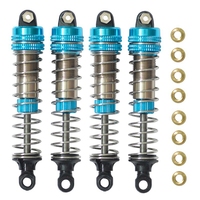 4Pc Metal Shock Absorber Damper For XLF X03 X04 X03A Max X04A Max 1/10 RC Car Brushless For Monster Truck Upgrade Parts