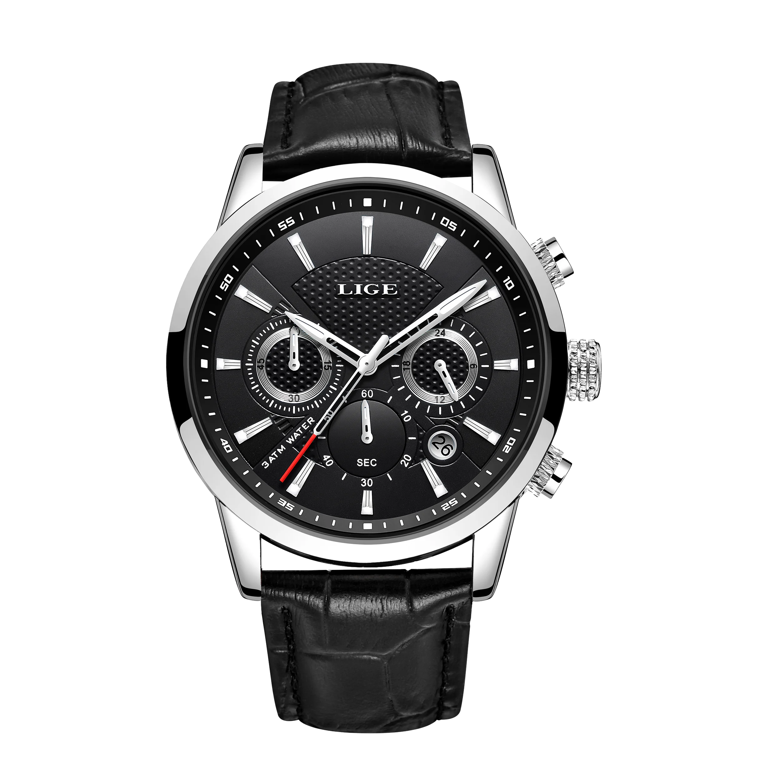 Men's Classic Retro Automatic Mechanical Watch, Leather Band