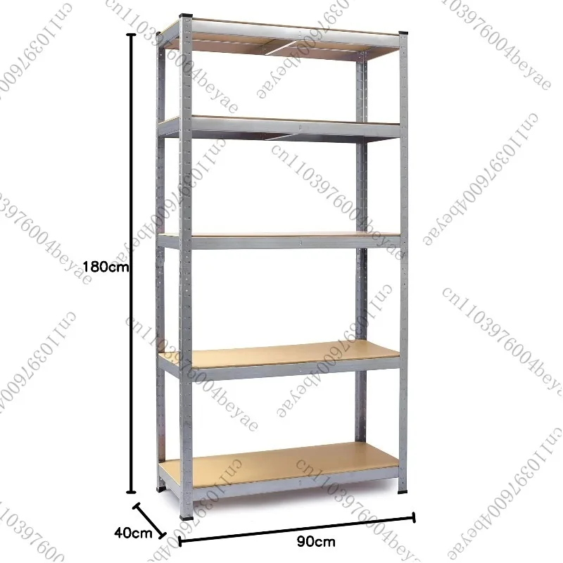 High Quality 5 Tier Shelf 180x90x40cm Rack Industrial Shelving for Warehouse