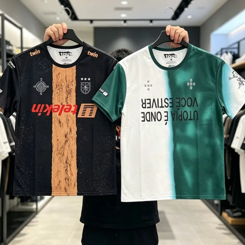 Patchwork Number 2 Jersey UTOPIA Tshirts Mesh Breathable Men Women Round Neck Sports Quick Drying Short Sleeve Cactus Jack Tops