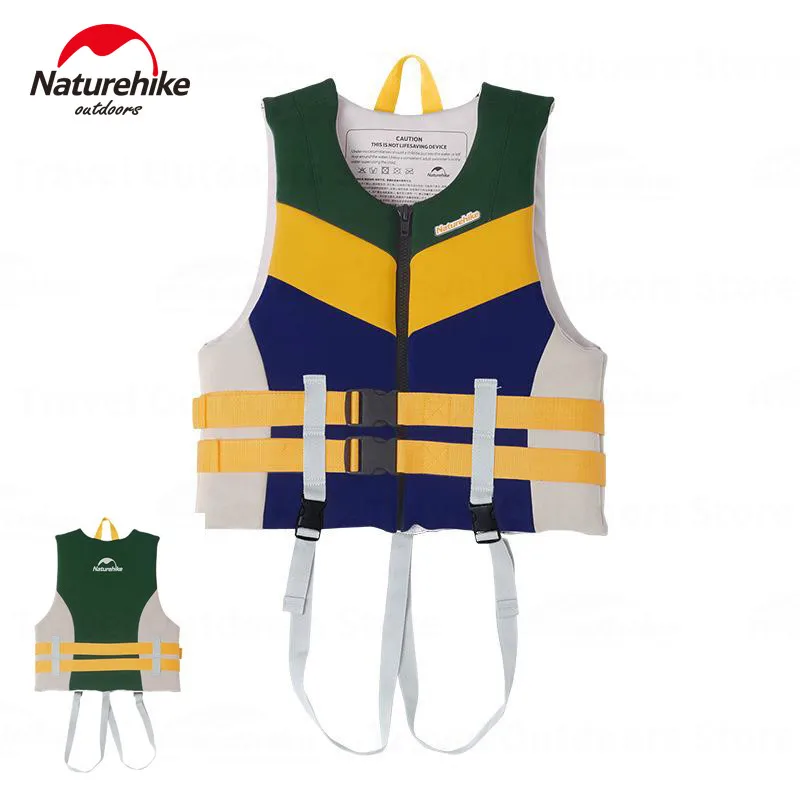 

Naturehike Outdoor Adults Life Vest EPE Buoyancy Cotton 7.5kg High Buoyancy Safe Waistcoat Fishing Swim Surfing Water Life Jacke