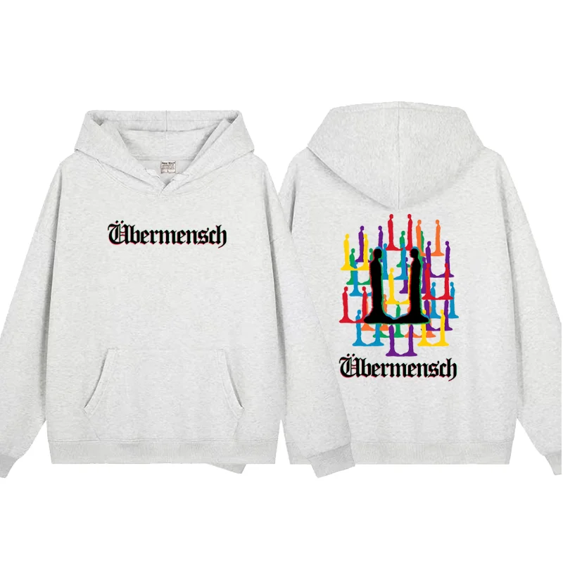 

Куртка с капюшоном Kwon Ji Yong 2025 Concert Übermensch, оверсайз, повседневная одежда для подростков и молодежи