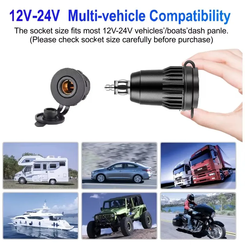 For BMW R1200GS Adventure R1250GS F900 R/XR F700GS g310gs tiger800 Motorcycle Charger Power Adapter Dual USB Port Plug Socket