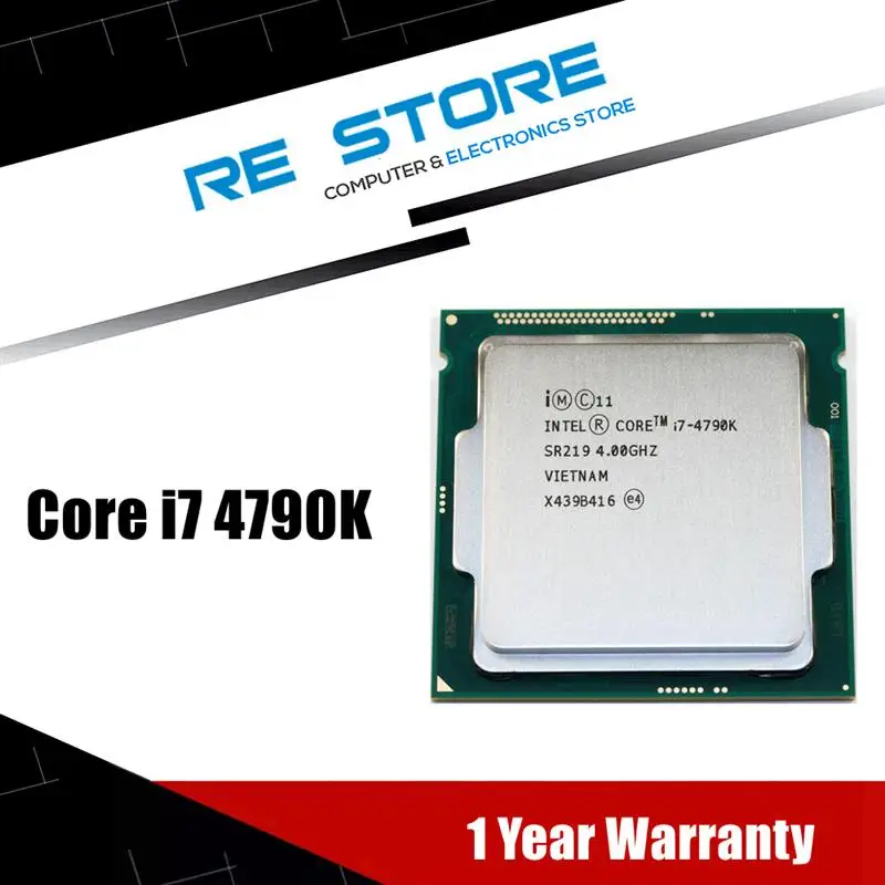 Go! Intel Core i7 4790K 4.0GHz Quad-Core 8MB Cache With HD Graphic 4600 TDP 88W Desktop LGA 1150 CPU Processor