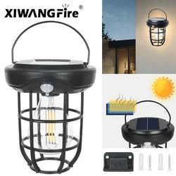 IP65 Induction Solar Wall Light Outdoor Camping Lantern Tungsten Lamp Night Emergency Light Long Endurance Solar Power Tent Lamp