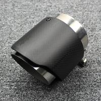 Shipping car exhaust system muffler carbon fiber matte tail throat 304 stainless steel exhaust pipe tail pipe