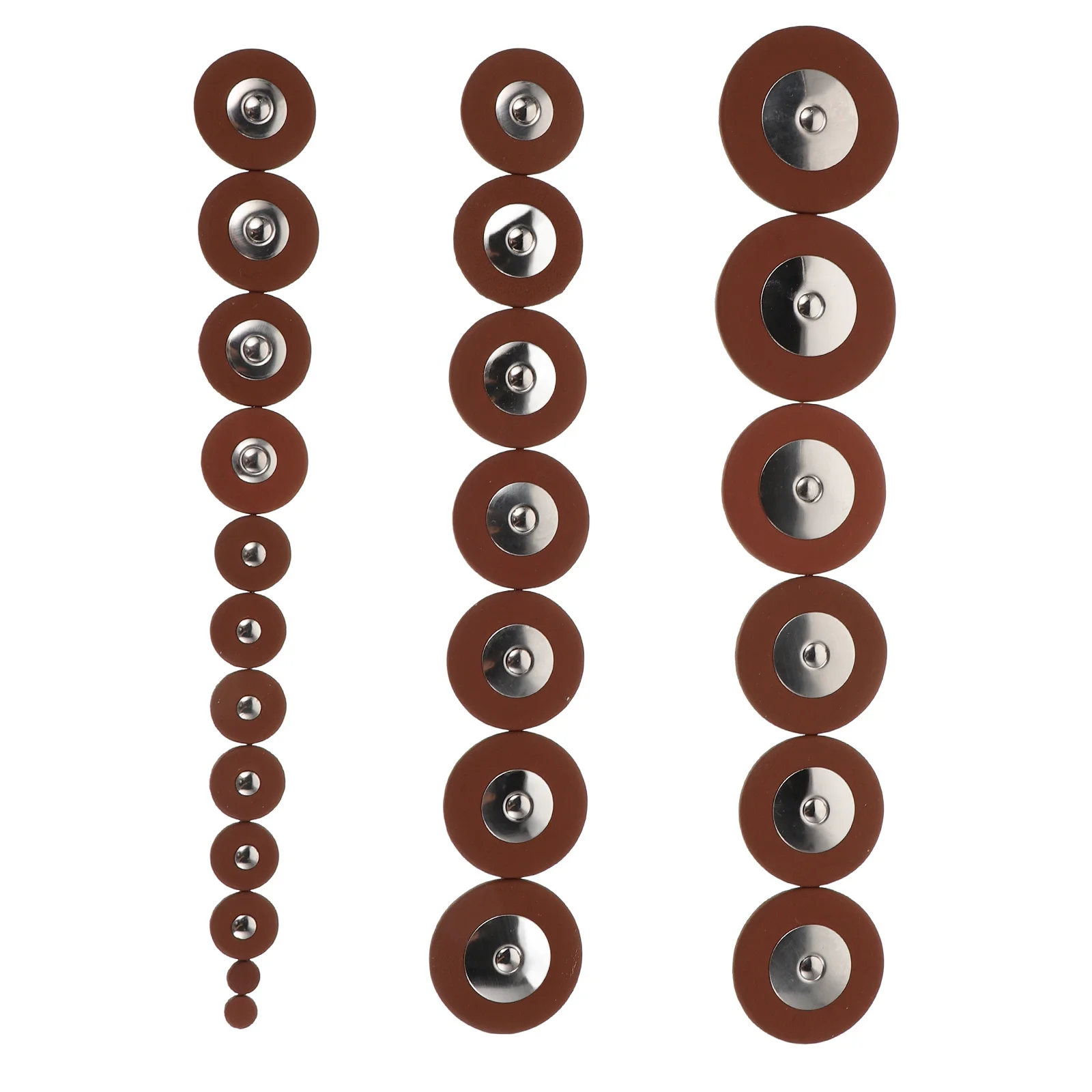 

25Pcs Saxophone Pads Kit PU Replacement Repair Parts for Alto Saxophone Maintenance Restoration Accessories Sax Cork Pads