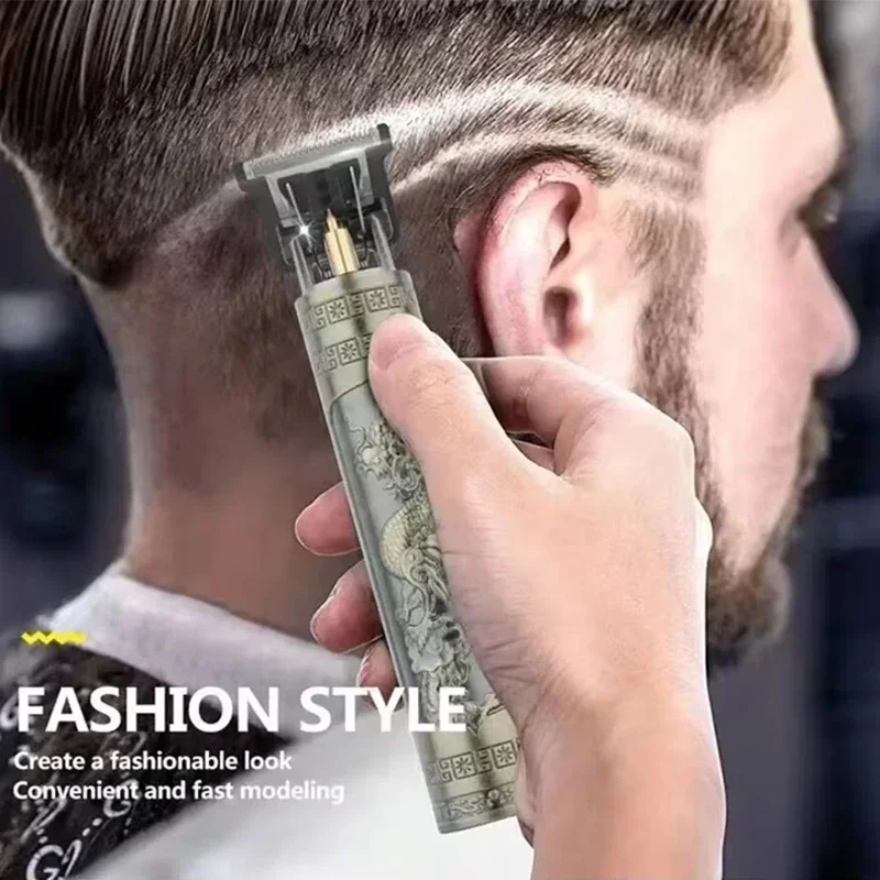 

T9 USB Electric Hair Clipper For Men Hair Cutting Machine Rechargeable Man Shaver Trimmer Barber Technical Beard Trimmer-2024052