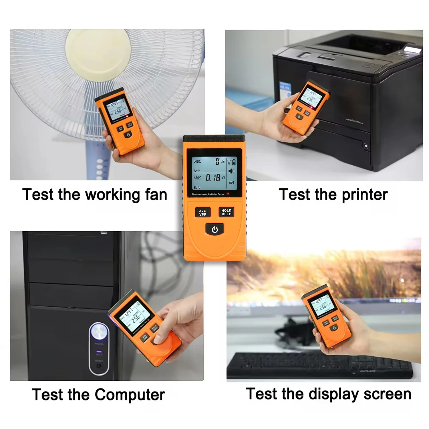 GM3120 Electromagnetic Radiation Detector Tester Meter Handheld Counter For Electric Field Emission Measurement Tool