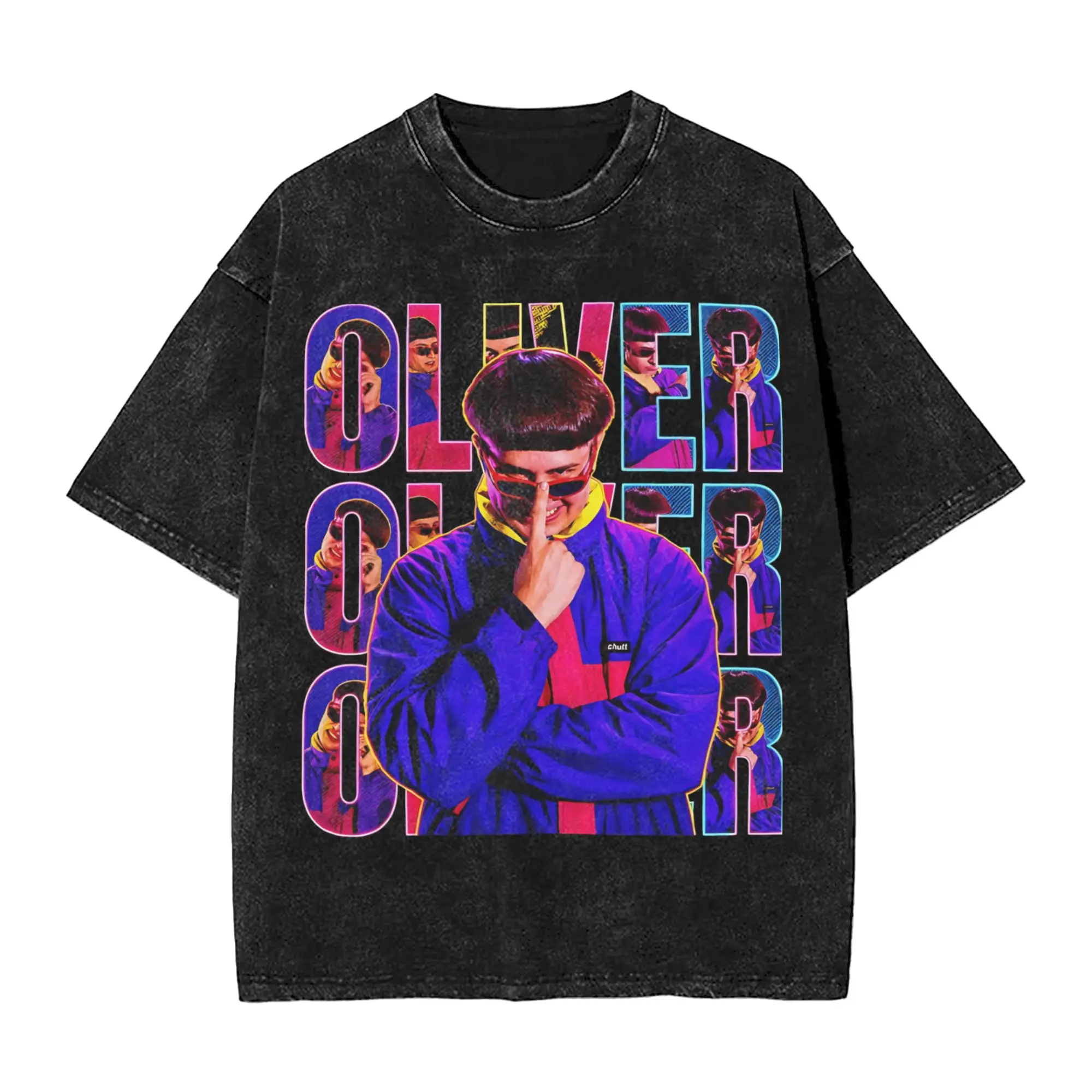Men Women In loving memory OT Olivers Trees Vintage Washed T Shirt  Cotton Tops Round Collar Tee Shirt Summer T-Shirt