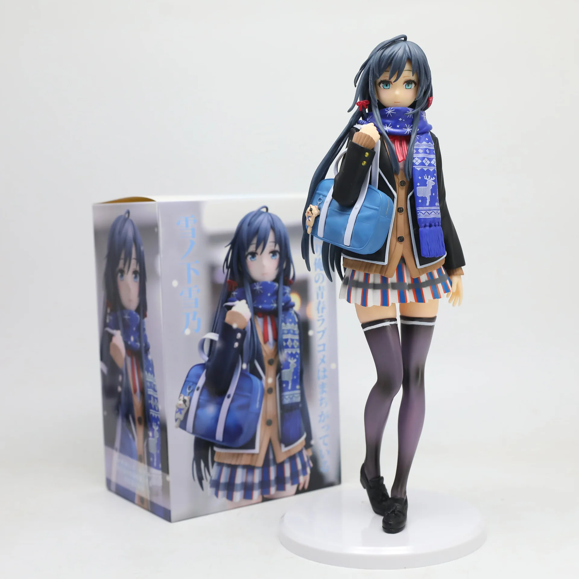 

Anime Figure Yukino Yukinoshita My Teen Romantic Comedy Snafu Standing School Uniform Pvc Model Desktop Display For Adult