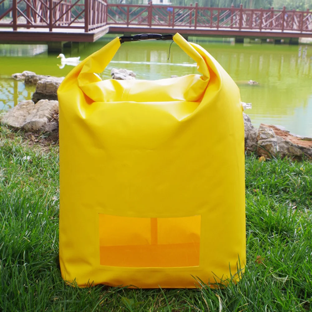 

Live Fish Bucket Large Capacity Collapsible Fishing Gear Bag For Outdoor Fishing 39 x 19 x 47cm / 42 x 22 x 52cm