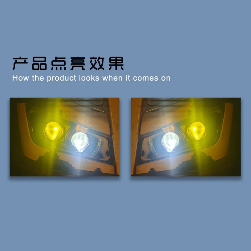 1 PCS Dual LENS LED Fog Light Lamp Fit For Volvo FH/FM FH13 FM400 2008 L 21297918 R 21297917 Truck Spare Parts