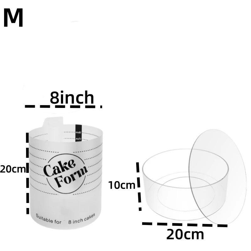 Verstelbare Cake Ring Mold Intrekbare Fondant Gereedschap Mousse Cake Ring Acryl Cirkel Bakring DIY Mousse Cakevorm