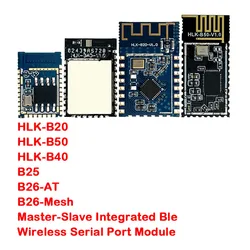 5Pcs/1pc HLK-B20/B25/B26/B40/B50 BLE5.0/5.1/4.2 Module Wireless Serial Transparent Transmission Low Power Master Slave Mesh AT