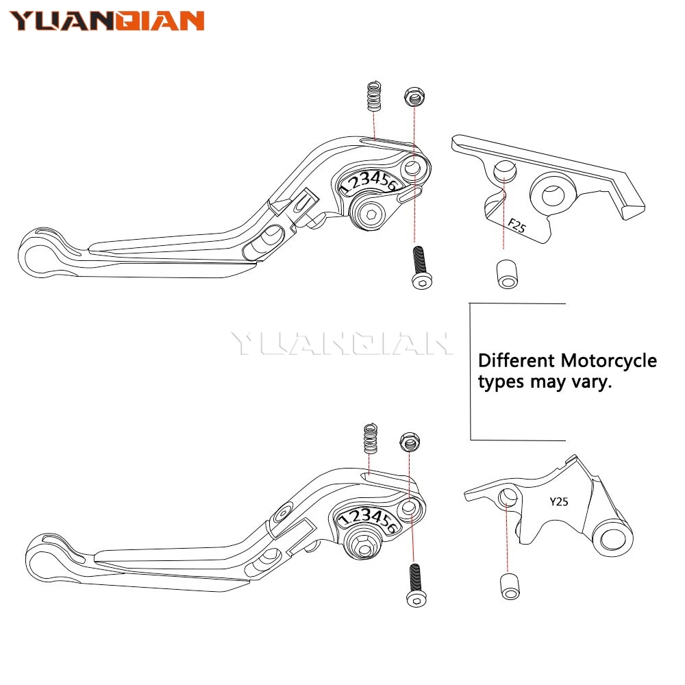 Motorbicikli accessor Alkalmazkodó m összecsukható Fék Bekapcsolás Emelő számára CFMOTO Kalifornium MOTO 450MT 450 Az Amerikai Egyesült Államok tagállamai 450 MT450 CF450MT 2024 2025 2026