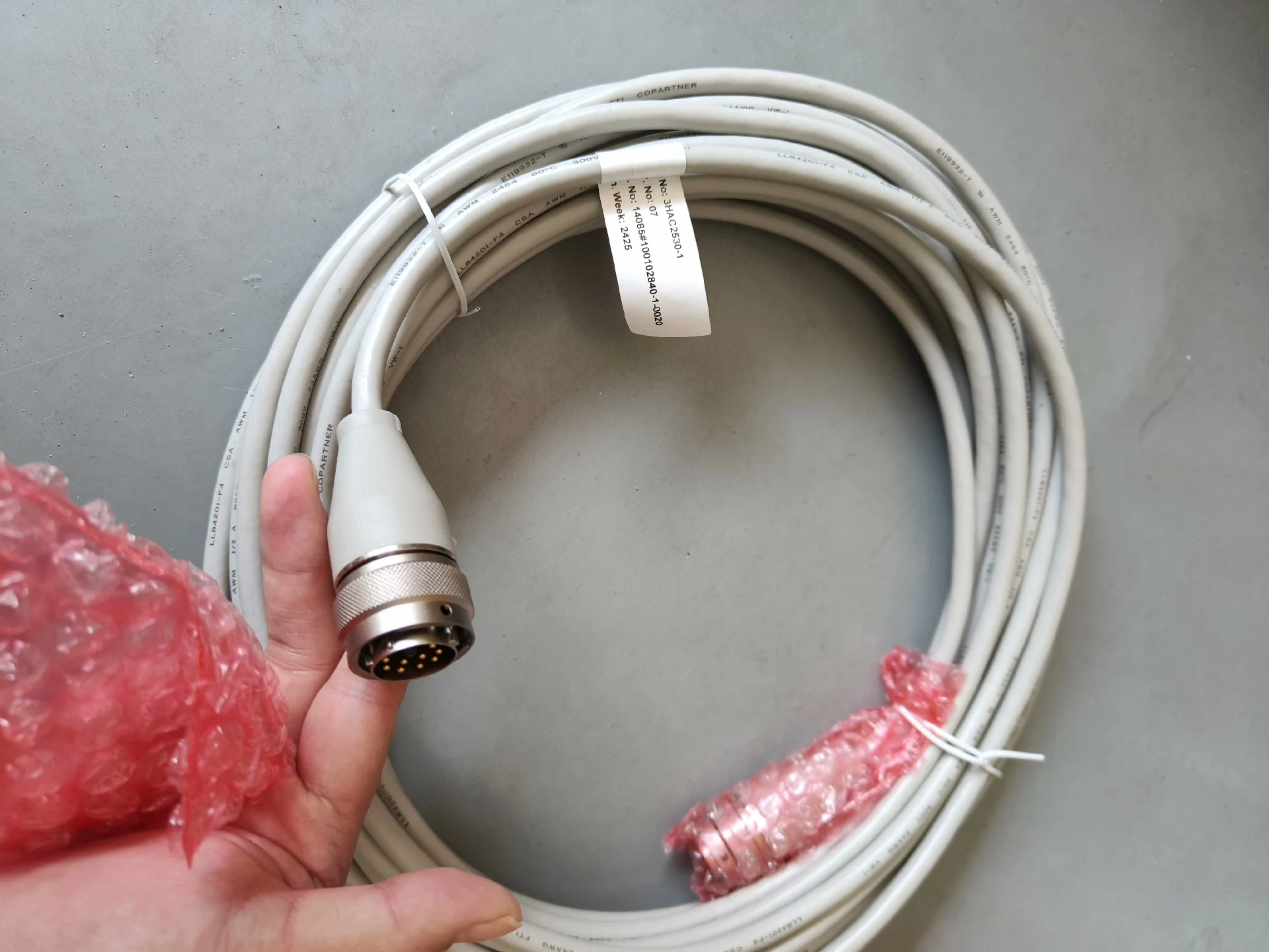 Kabel Encoder Robot 3HAC2530-1 Baru Asli untuk Robot ABB