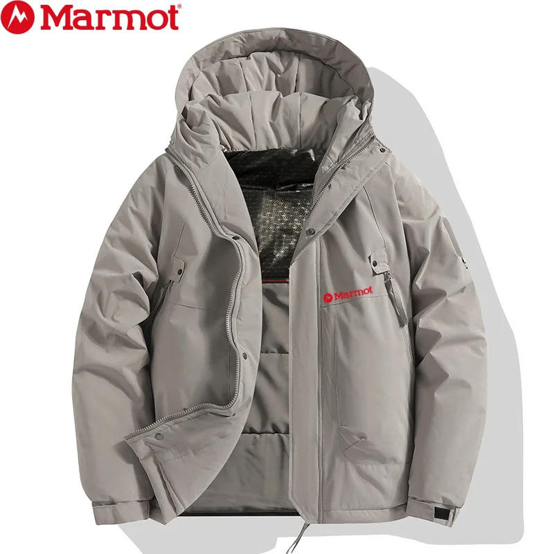 

MARMOT upgraded graphene-coated windproof and waterproof mountaineering jacket.
