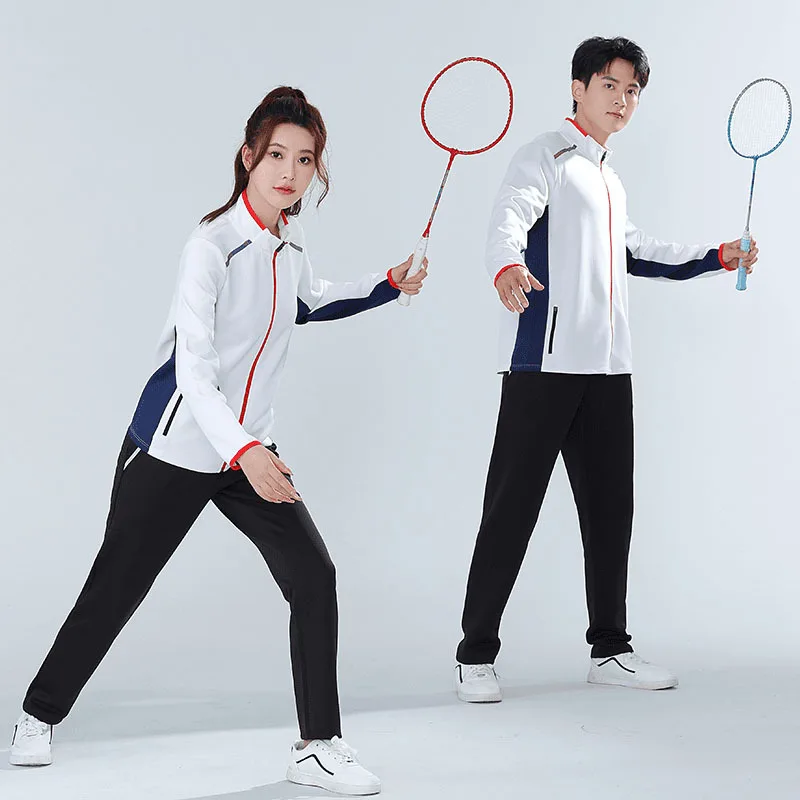 Tracksuit Sport Suit Comprehensive Training Set Tennis Bowling Golf Sportswear Badminton Training Suits with Jersey and Trousers