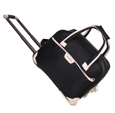 Women carry on luggag bags rolling luggage bag Trolley Suitcase wheeled Duffle travel trolley bag for men Trolley Bag on wheels