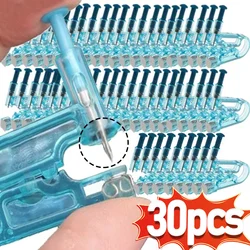 1-30PCS Blue Ear Piercing Gun Kit Asepsis Disposable Healthy Safety Nose Earring Piercer Tool Set Machine Kit Studs Body Jewelry