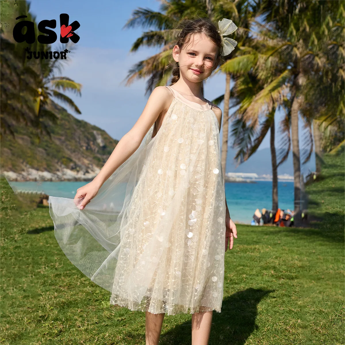 

Спросите модное платье принцессы с воротником-стойкой для девочек-юниоров