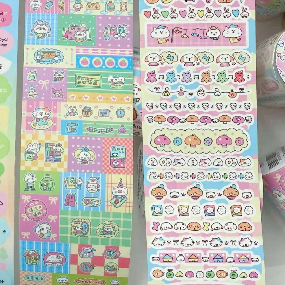 Cute Little Animal Stickers Roll for Handbags and Card Stickers