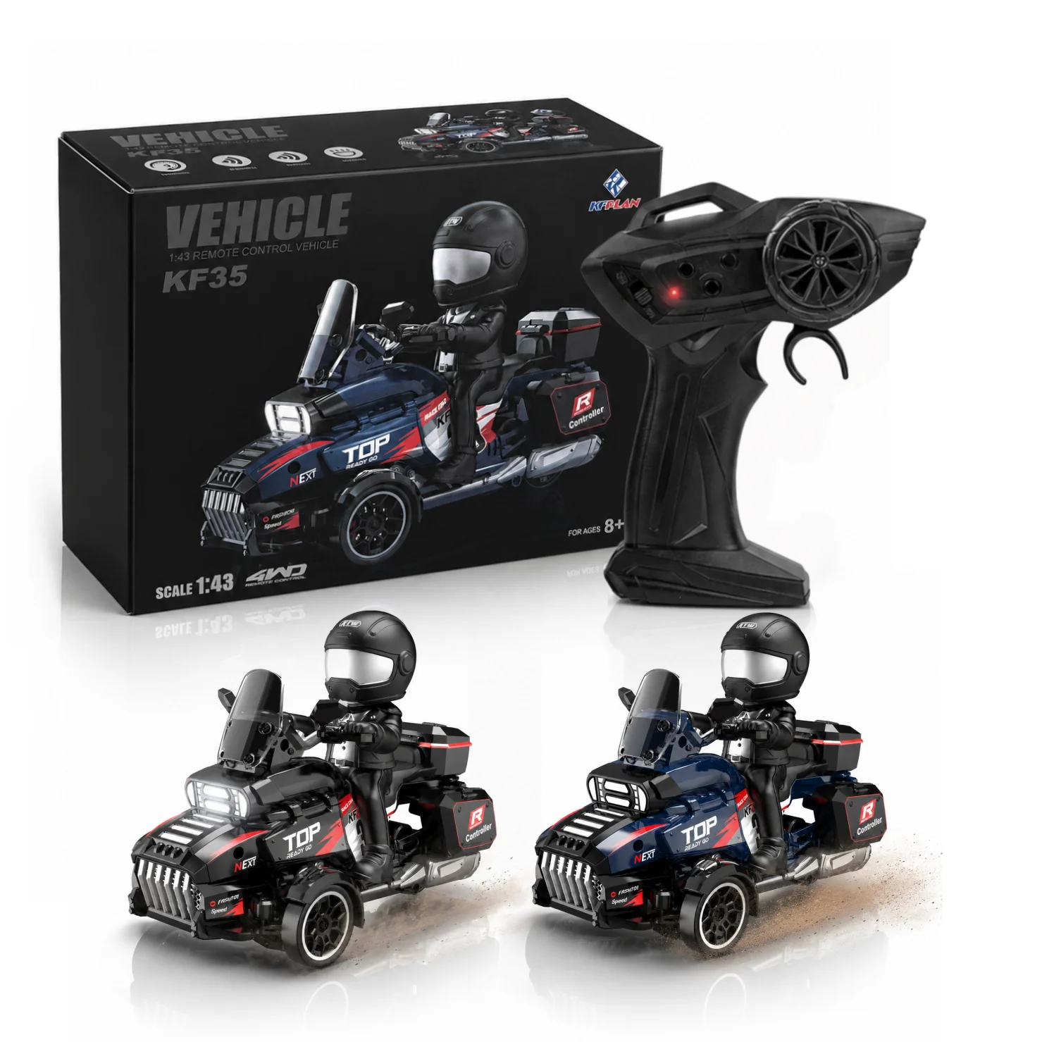 Rc Hobby Pro - Hotfree Moto RC Drift 1/43, Trike