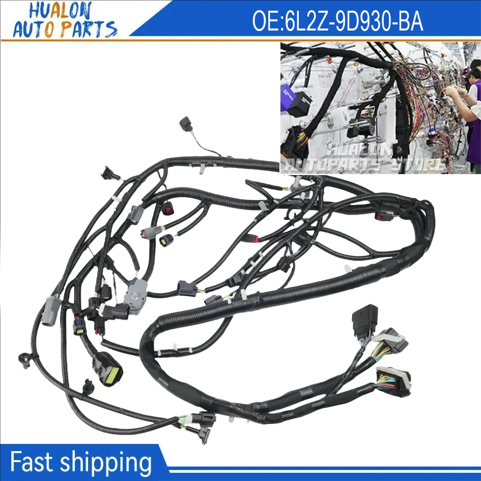 6L2Z-9D930-BA 4.0L Engine Wire Wiring Harness fit for Ford Explorer Sport Trac Mercury Mountaineer 2006 2007 2010 6L2Z9D930BA