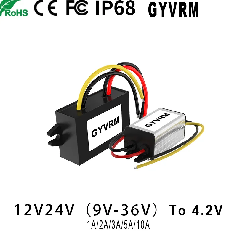 

DC-DC Converter Step Down 12V24V to 4.2V 1A 2A 3A 5A 10A Buck Converter Voltage Converter 12V to 4.2V Power inverter for car