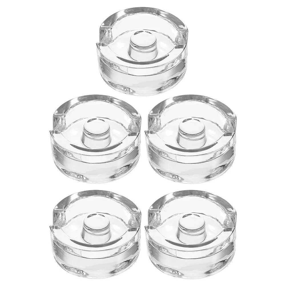 5 Pcs Handle Fermented Glass Heavy Stone Weight for Wide Mouth Jars Fermenting Weights