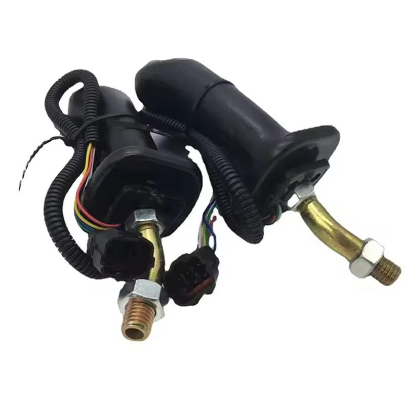 A90Q-2 Buah Suku Cadang Joystick Ekskavator untuk KOVAX DX225/DH225-9 DH300-9 Pegangan Pilot Pegangan Karet Aksesori Cocok