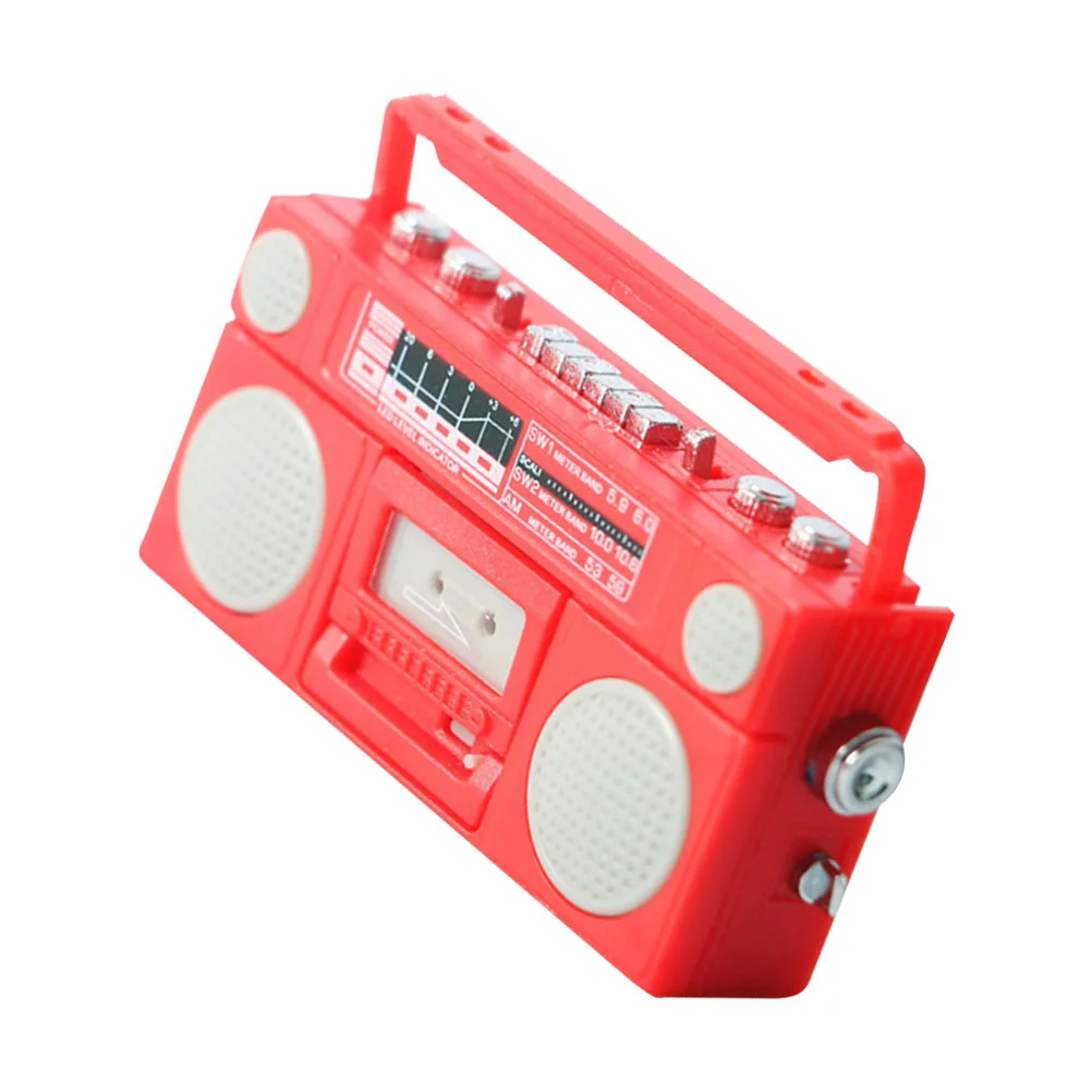 

Classical Radio Model Miniature Decoration Adornment Decorate for Children Plastic House