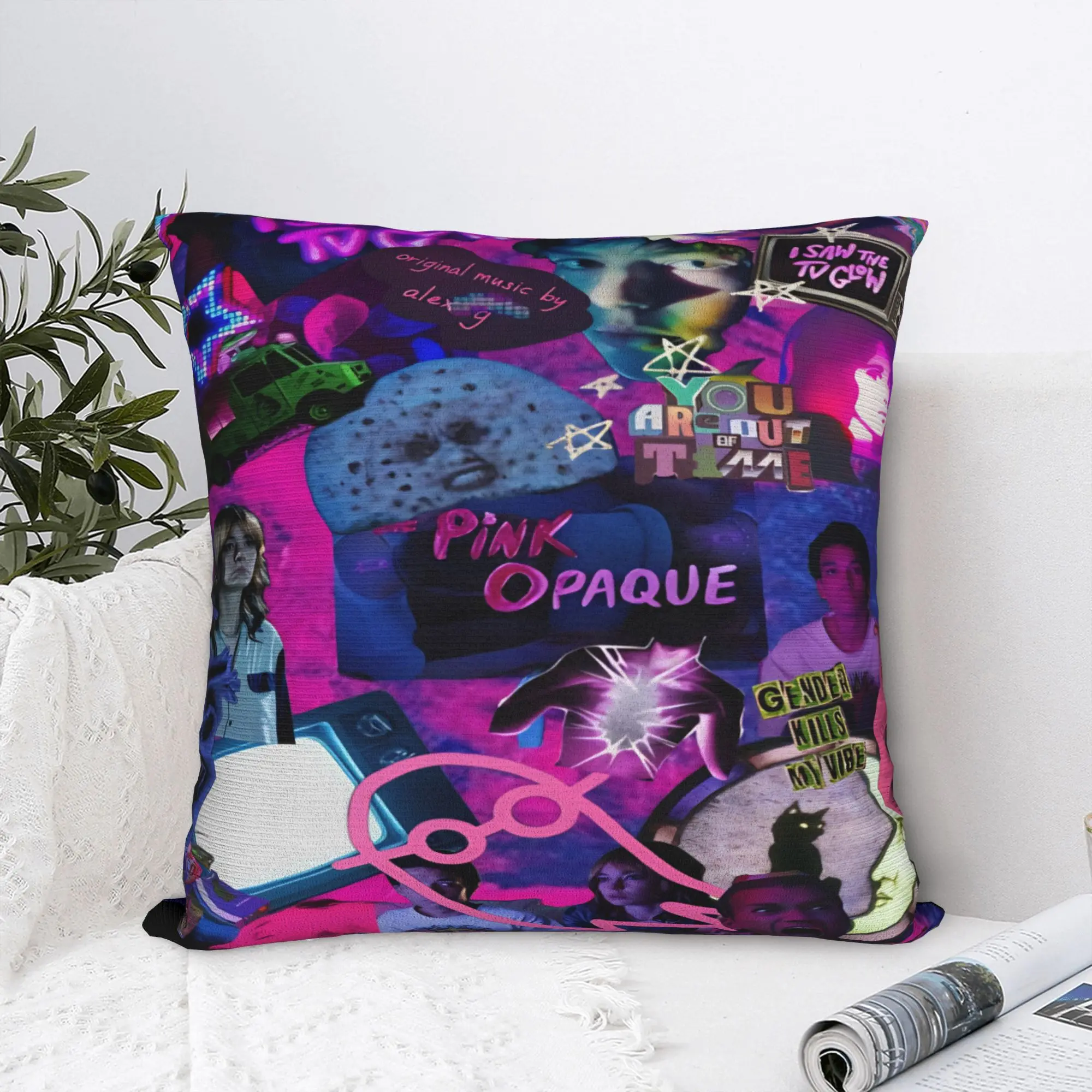 Bedroom Decor I Saw The TV Glow  Pillowcase Merch  Pillow Cover Square Multi Size