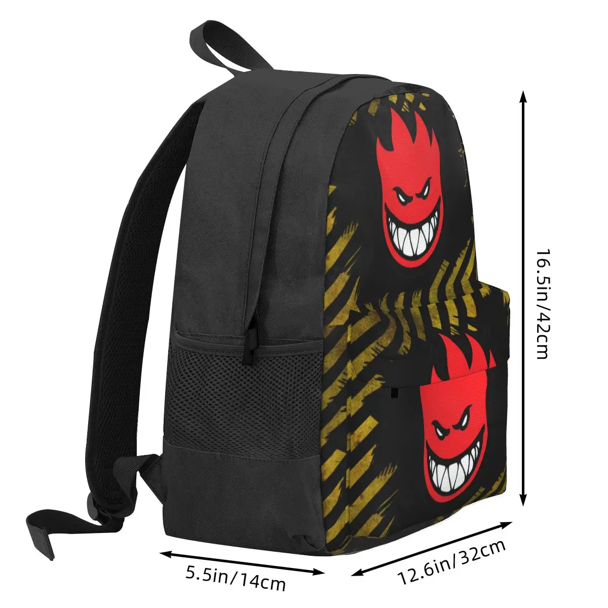 Spitfire Skate Backpacks Boys Girls Bookbag Children School Bags Cartoon Kids Rucksack Shoulder Bag Large Capacity