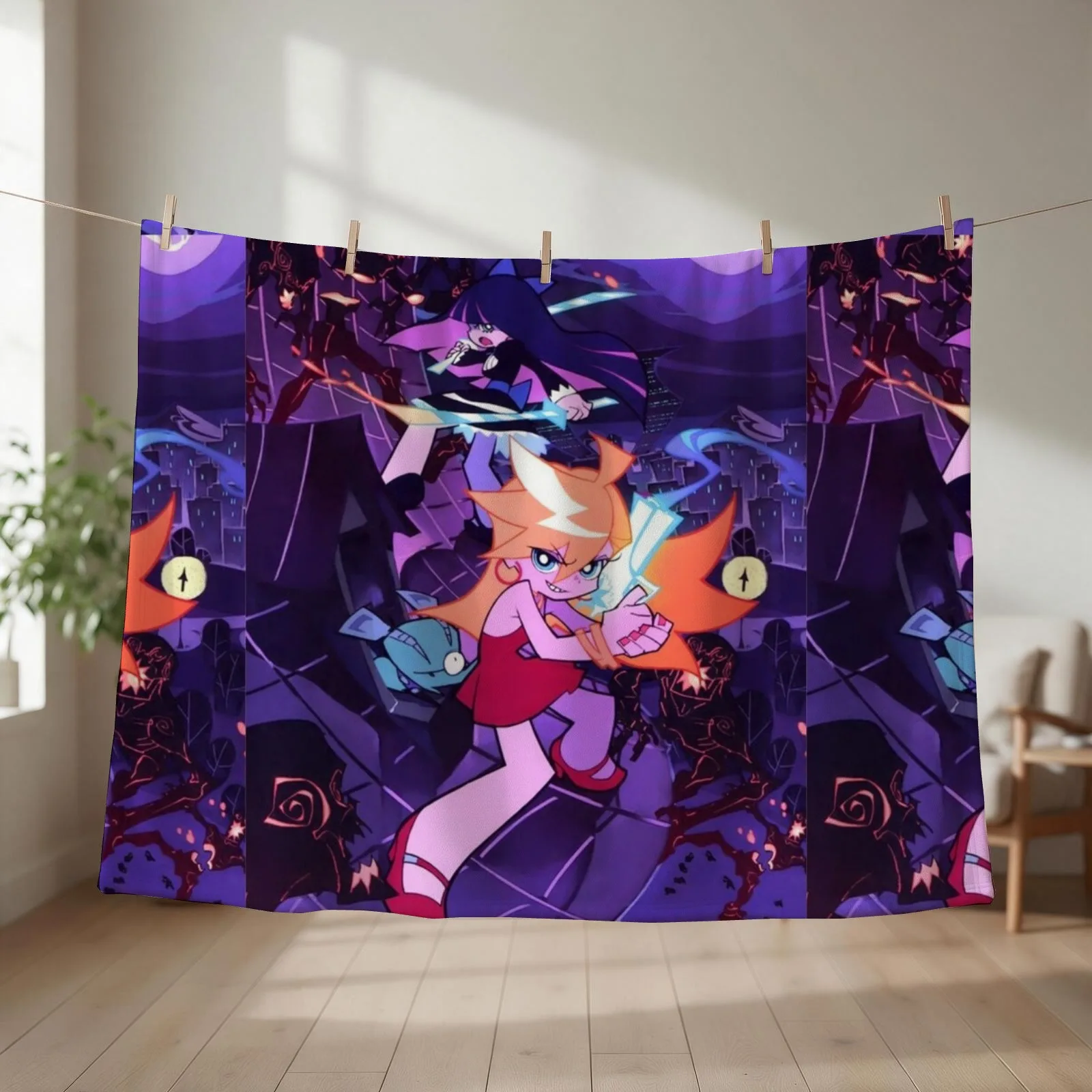Panty and Stocking with Garterbelt Throw Blanket for winter Beach blankets ands Cute Blankets