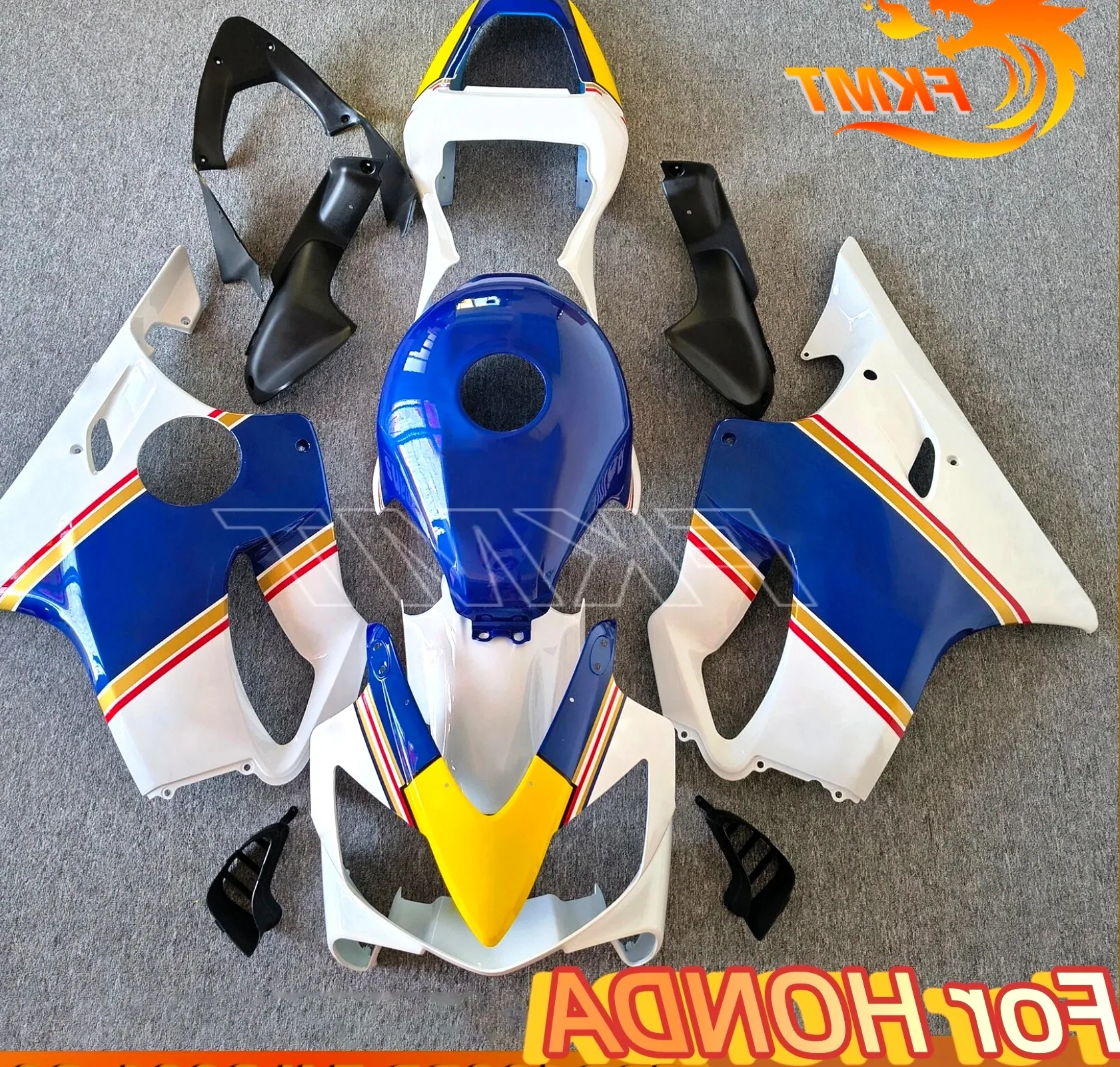 New ABS Fairing Kit - ABS For Honda CBR600F4i Motorcycle Fairings CBR 600 F4i Fuel Tank Cover ABS Fairing Kit