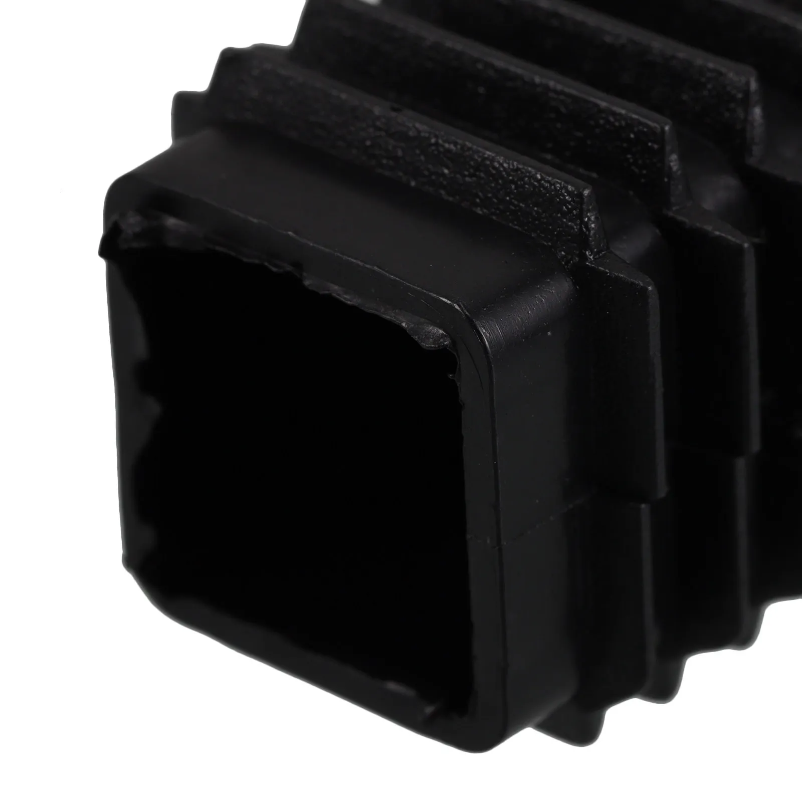 4Pcs Threaded Plastic Tube Inserts Furniture Foot Caps Chair Leg Covers for Machinery Equipment