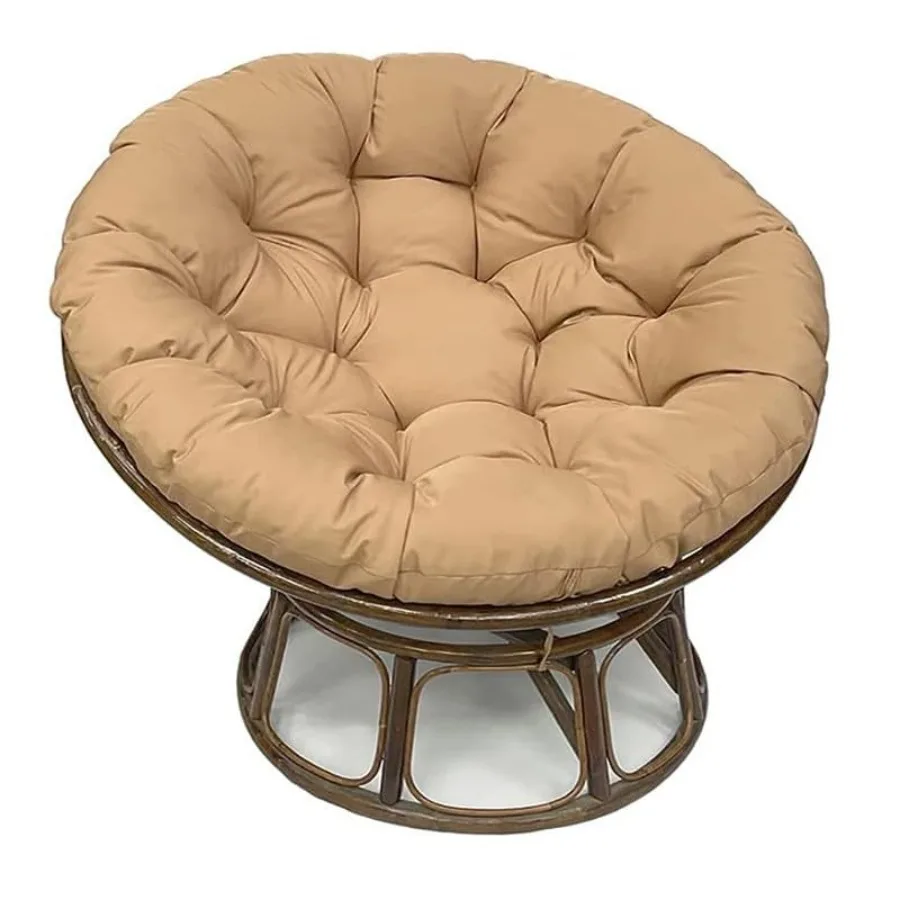 Papasan Round Chair Cushion, Thickened Soft Egg Chair Cushions Replacement, Hanging Swing Seat Pads for Outdoor Indoor Garden P