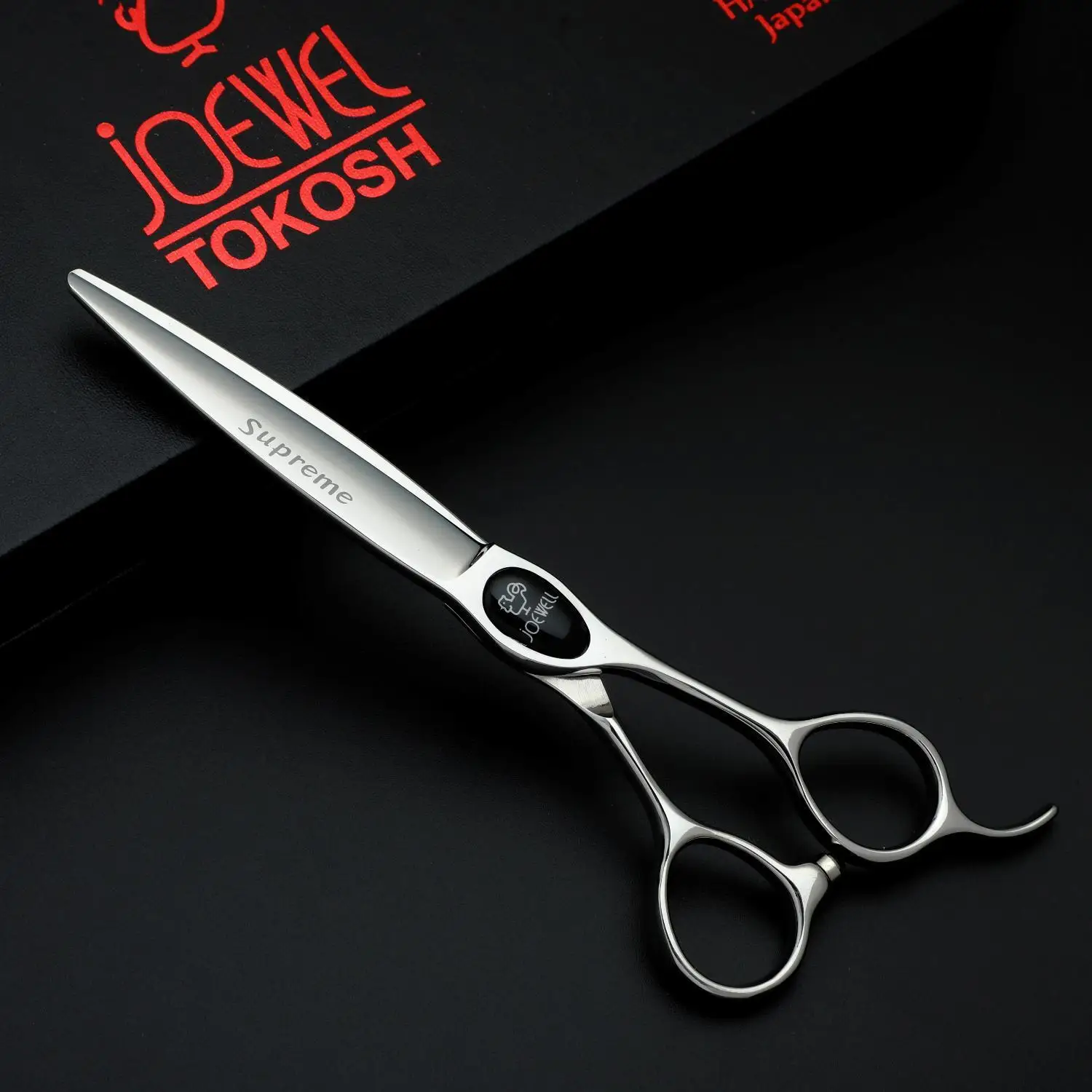 joewel Professional hair scissors，hairdressing tools，5.5-6-6.5-7 inch，440C steel，Barber\'s shears