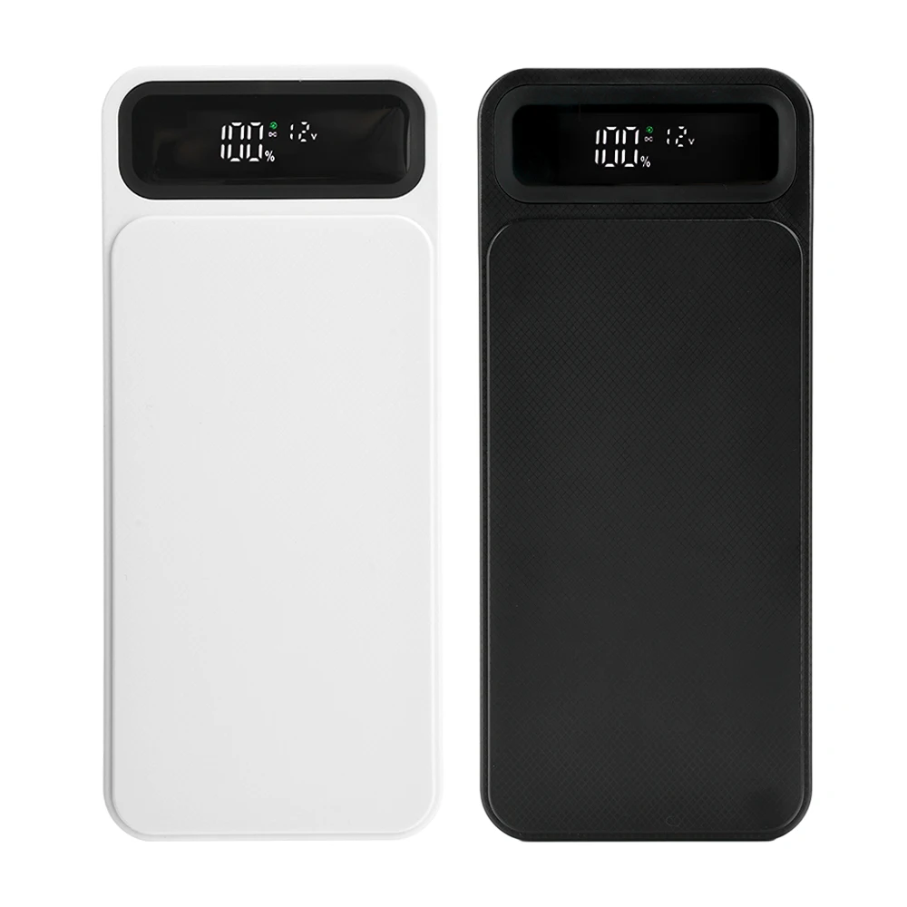 DIY 8*18650 10 *18650 Battery Power Bank Case Charge Storage Box PD QC 3.0 22.5W Fast Charge USB Type C Battery Holder Box