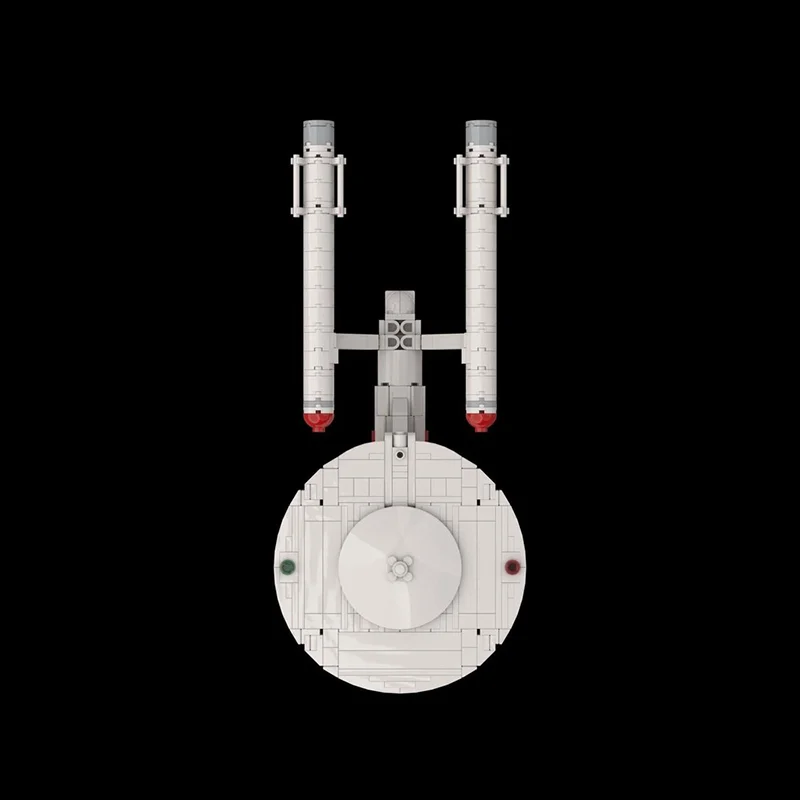 327pcs MOC Star Trek Constitution Class TOS Enterprise Space Model Building Blocks DIY Gift Creative Collectible Display Decor view 3