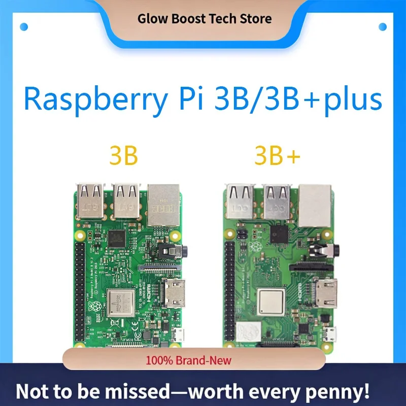 

fOriginal Element14 Raspberry Pi 3 Model B/B+ 3B+ Plus,Third Generation Pi A 1.4GHz 64-bit quad-core -A53 CPU