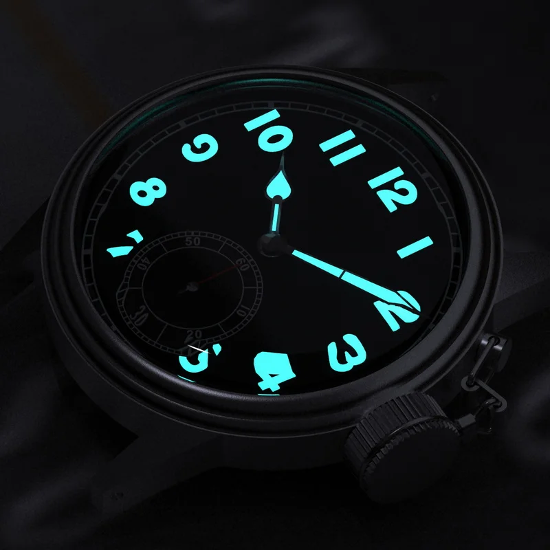 SIDAXIN ساعة الطيار الرجالية 38 مللي متر كوارتز ساعة اليد 20ATM مقاوم للماء BGW-9 مضيئة الياقوت مرآة VD78 الطلب الثاني الصغير #6