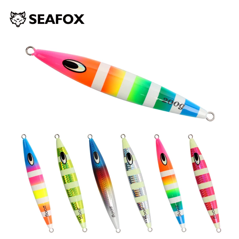 Señuelo metálico SF28 slow jig vertical para lubina